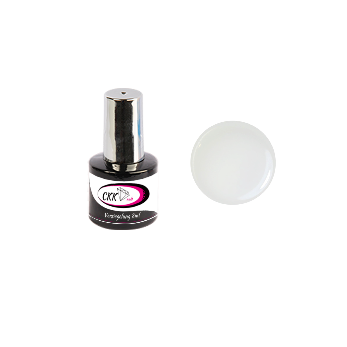 Quick Finish sealing gel in brush bottle 8ml without sweat layer